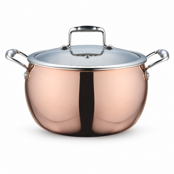 Rose Gold 6-Piece Lidded Cookware Set Rose Gold 6-Piece Lidded Cookware Set