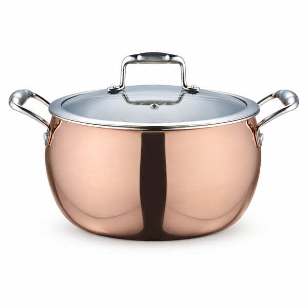 Rose Gold 6-Piece Lidded Cookware Set Rose Gold 6-Piece Lidded Cookware Set