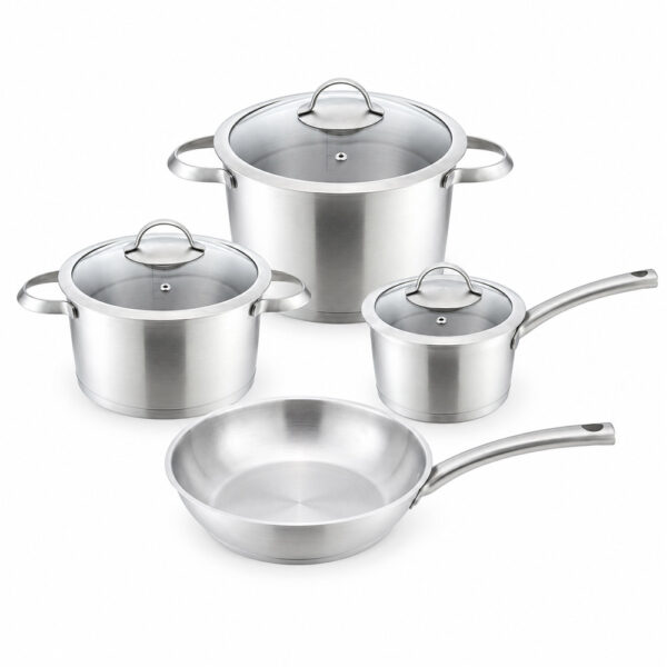 Seven-Piece Metal Cookware Set Seven-Piece Metal Cookware Set