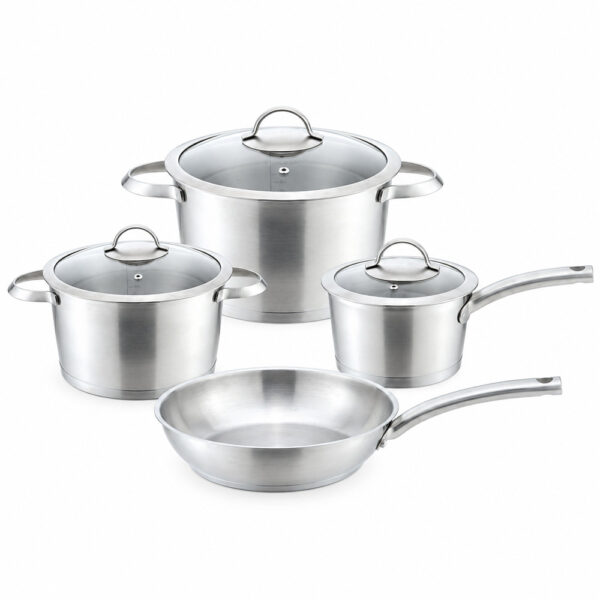 Seven-Piece Metal Cookware Set Seven-Piece Metal Cookware Set