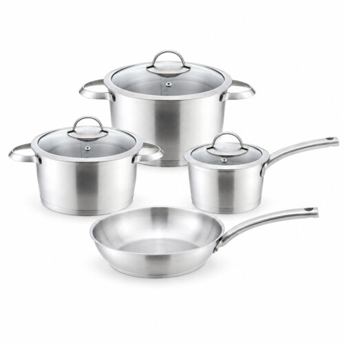 Seven-Piece Metal Cookware Set Seven-Piece Metal Cookware Set