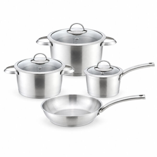 Seven-Piece Metal Cookware Set Seven-Piece Metal Cookware Set