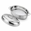 Wholesale 4-Piece Oval Roaster Set with Insert and Rack