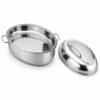 Wholesale 4-Piece Oval Roaster Set with Insert and Rack