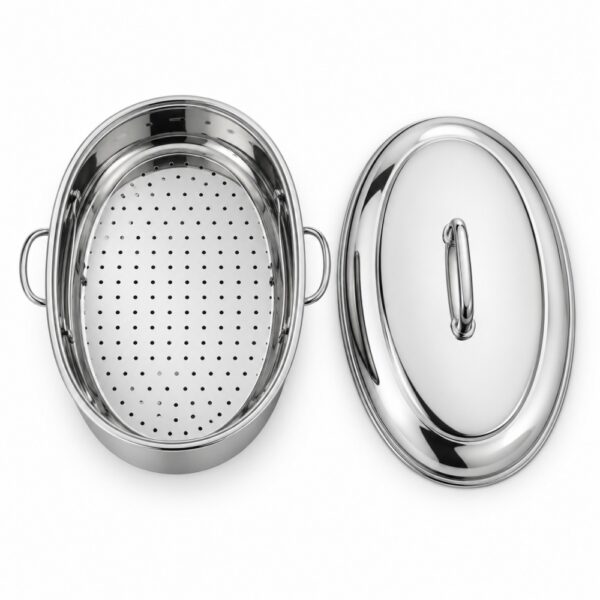 Wholesale 4-Piece Oval Roaster Set with Insert and Rack