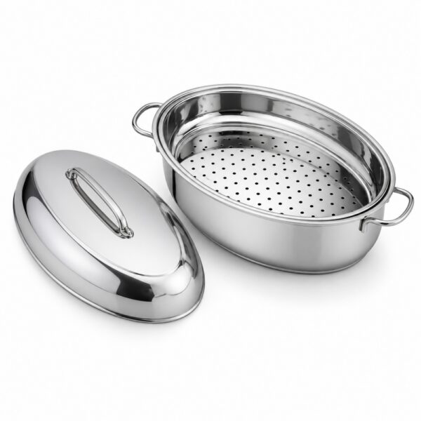 Wholesale 4-Piece Oval Roaster Set with Insert and Rack