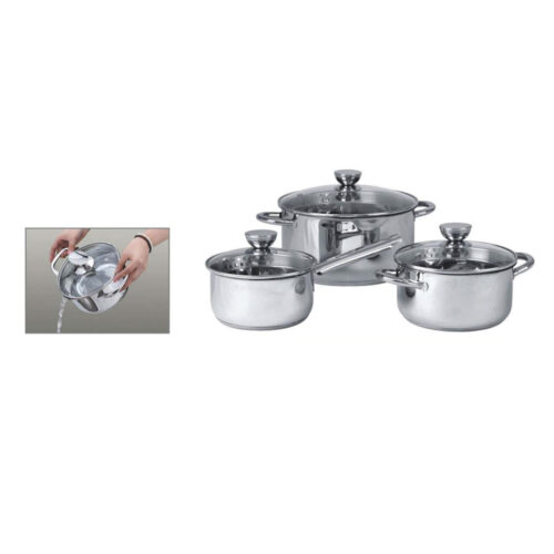 Wholesale 6-Piece Metal Cookware Set Wholesale 6-Piece Metal Cookware Set