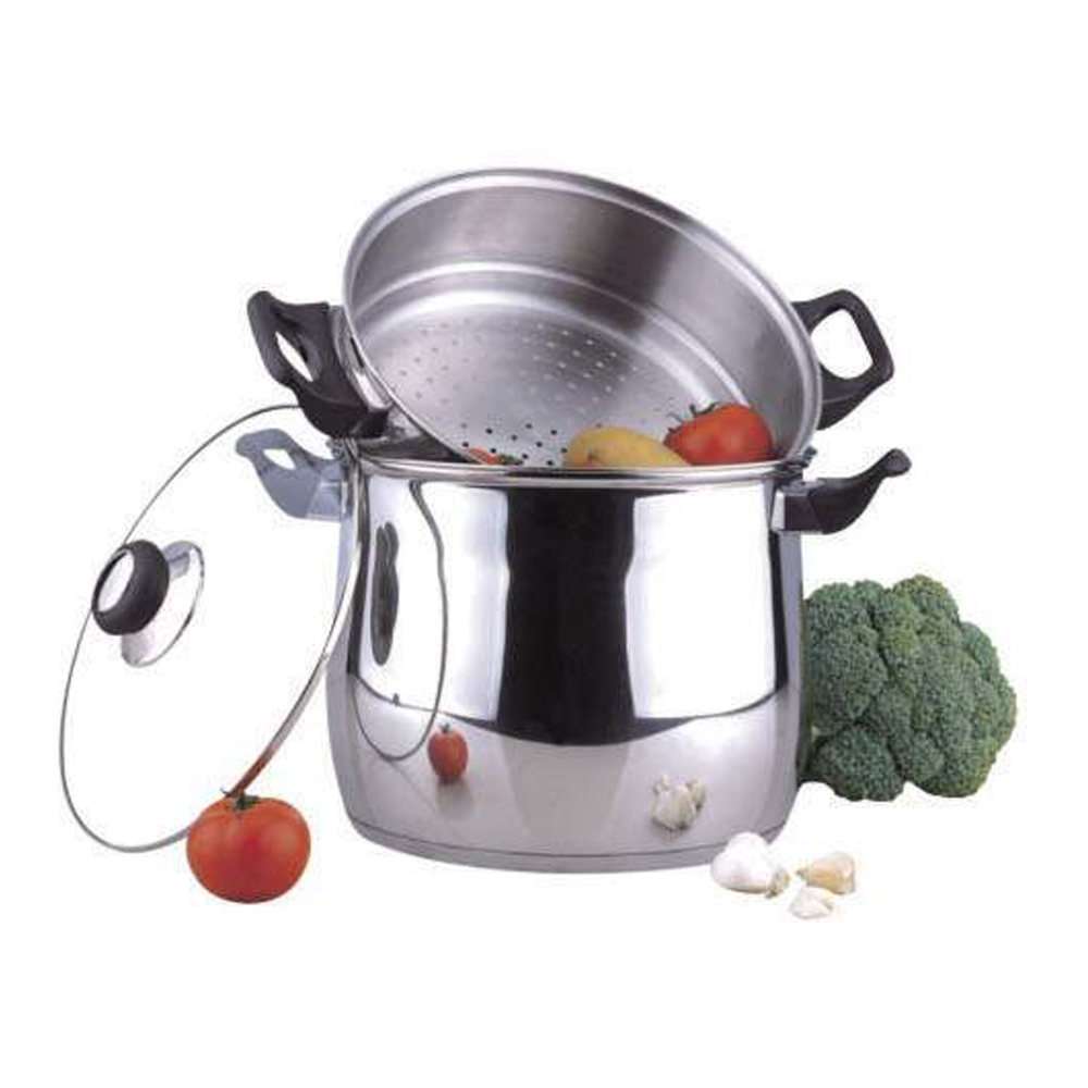 Wholesale Couscous Pot with Steamer Insert and Clear Lid