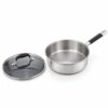 Wholesale Deep Frying Pan with Glass Lid