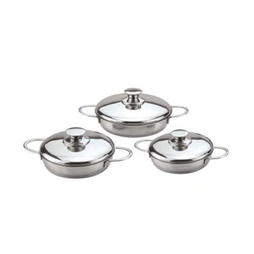 Wholesale Shallow Brie Baker Casseroles with Lids, 3 Sizes