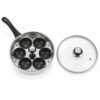 Wholesale Six-Cup Egg Poacher Frying Pan with Clear Lid Wholesale Six-Cup Egg Poacher Frying Pan with Clear Lid