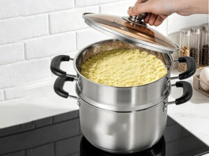 How to Properly Steam Couscous Using a Steamer Pot