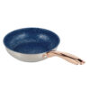 Wholesale Blue Speckled Frying Pan Supplier, 18–30 cm