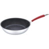 Wholesale Frying Pan Supplier with Red Handle and Speckled Interior