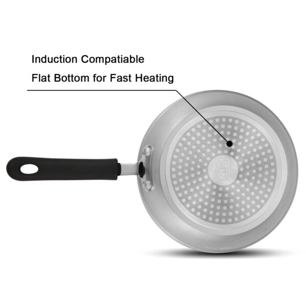 Wholesale Frying Pan Supplier with Red Handle and Speckled Interior